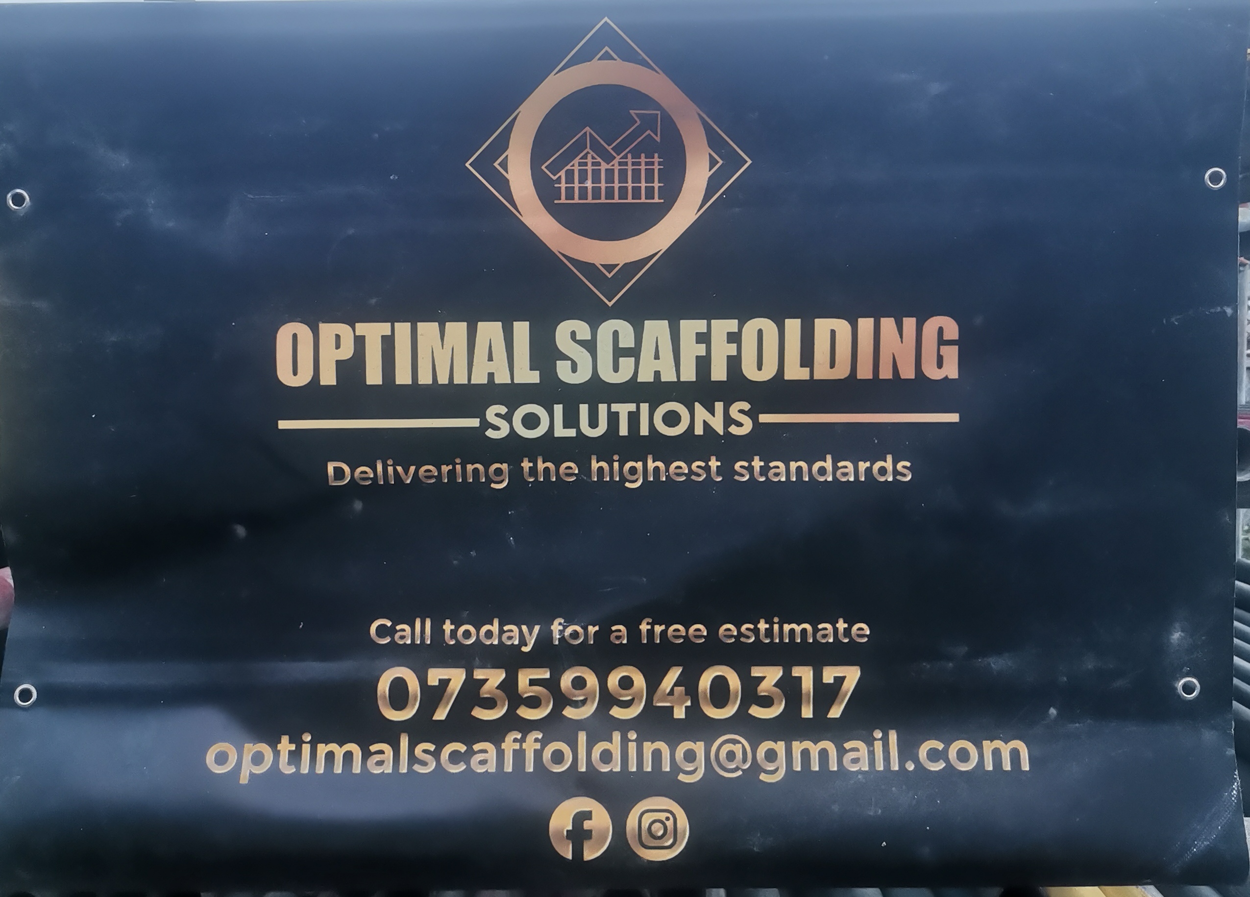 Optimal Scaffolding signage