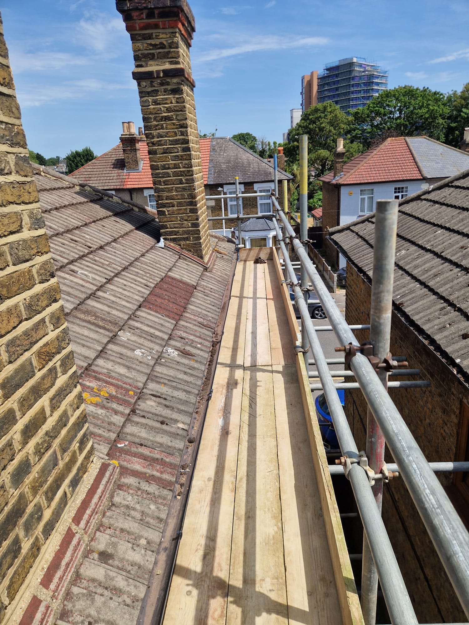 Residential scaffolding